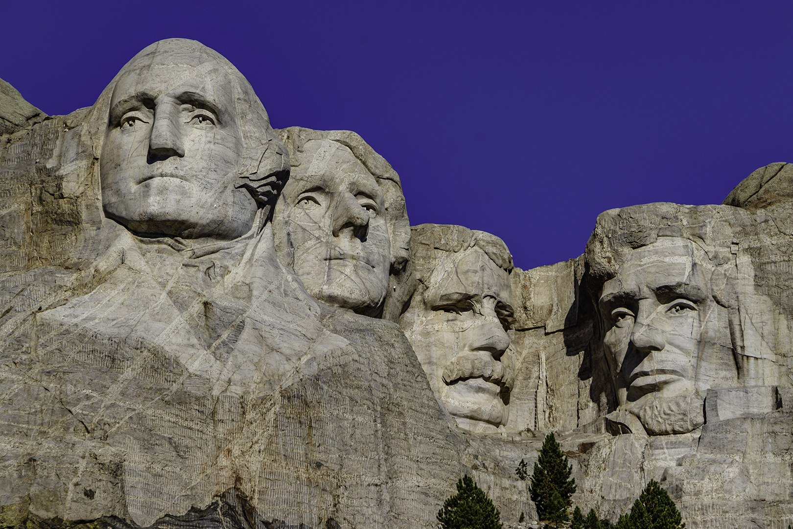 Presidents on Mt Rushmore